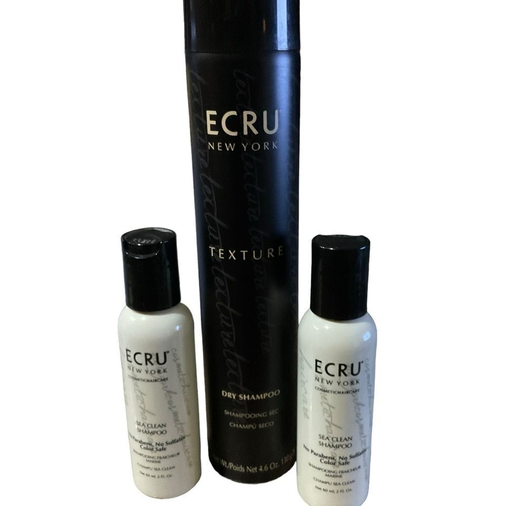 ECRU TEXTURE DRY SHAMPOO + 2 TRAVEL SIZE SHAMPOOS